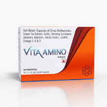  Pharma franchise in gujarat Vita Pharmaceuticals  -	Vita Amino Softgel.jpeg	